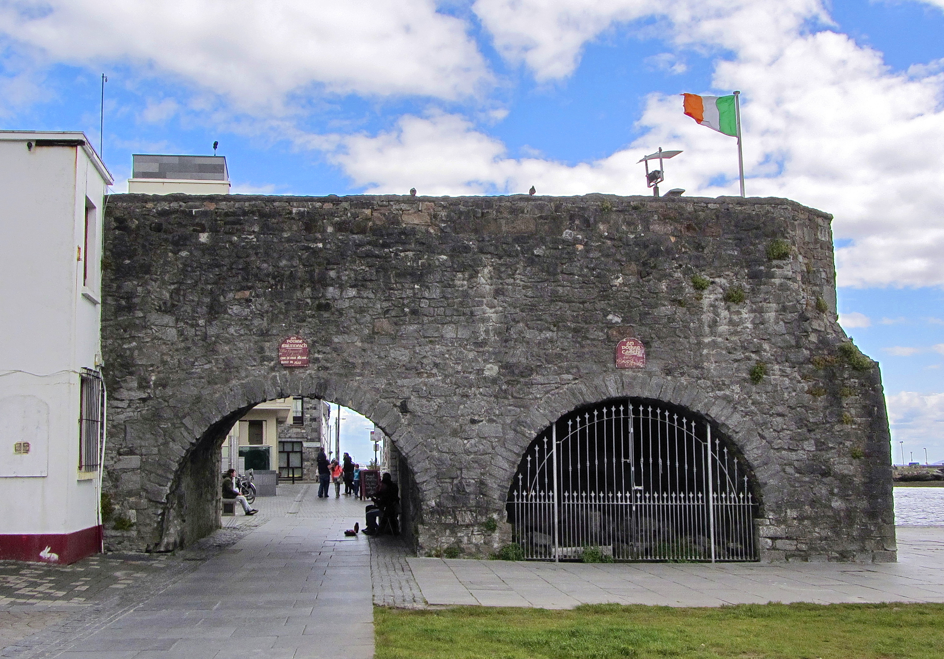 The Spanish Arch on Galway's waterfront, Republic of Ireland