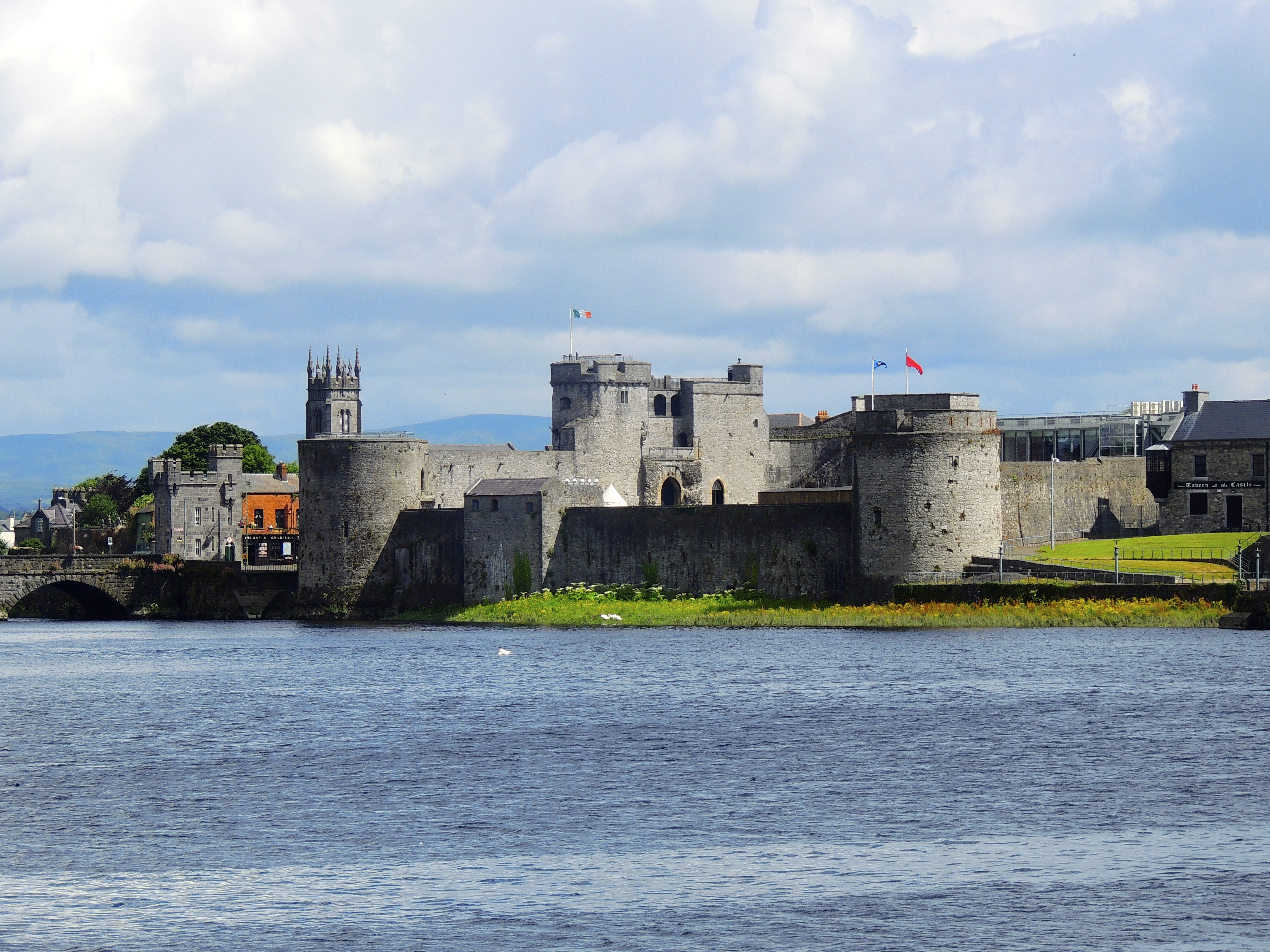 King John's Castle beside the River Shannon in Limerick