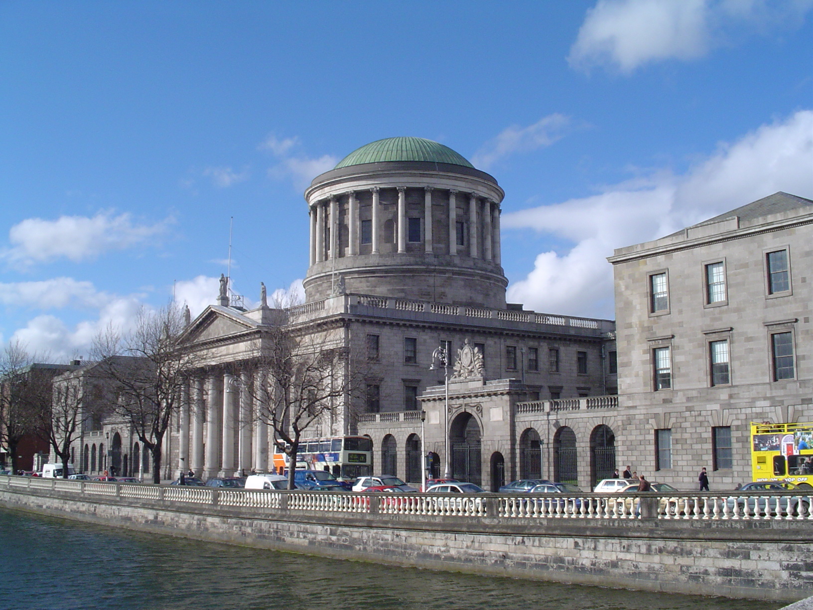 The Four Courts on the River Liffey in Dublin, Republic of Ireland